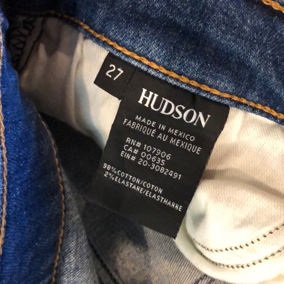 Hudson High Rise Zooey Straight Crop NWT - Picture 13 of 13